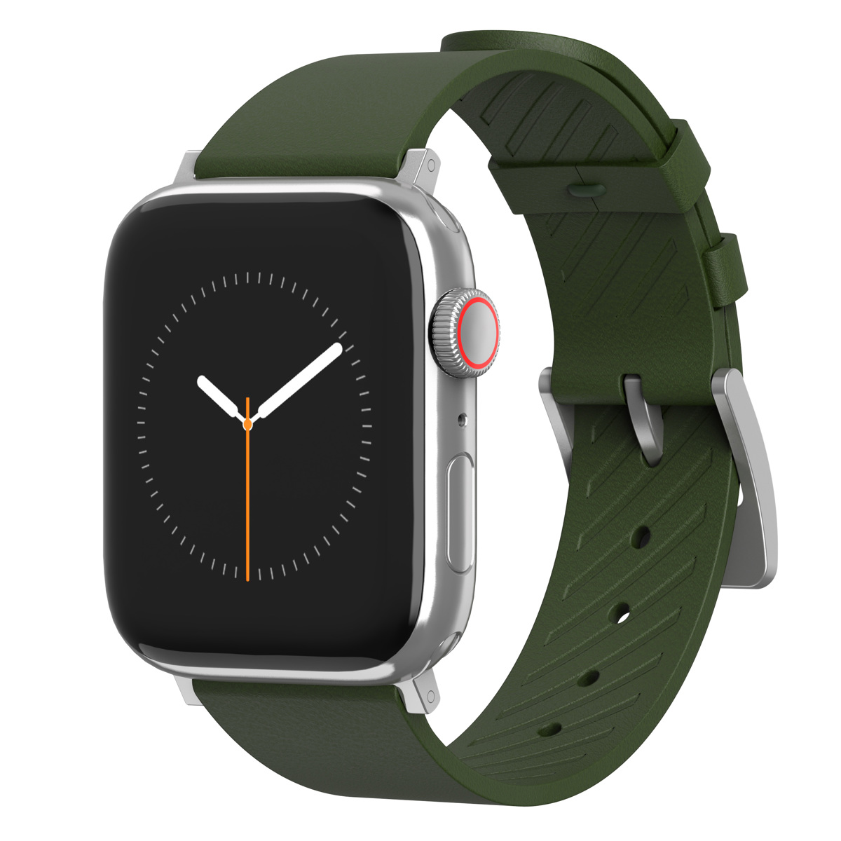 

Moment Thin Leather Strap for Apple Watch 38/40/41mm, Olive Green