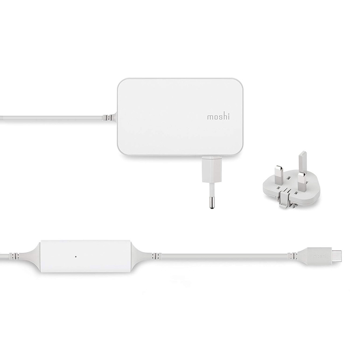 

Moshi ProGeo USB-C Laptop Charger, 65W, EU, White