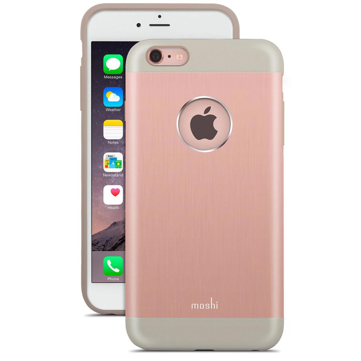 

Moshi iGlaze Armour Metallic Case for iPhone 6 Plus, Golden Rose