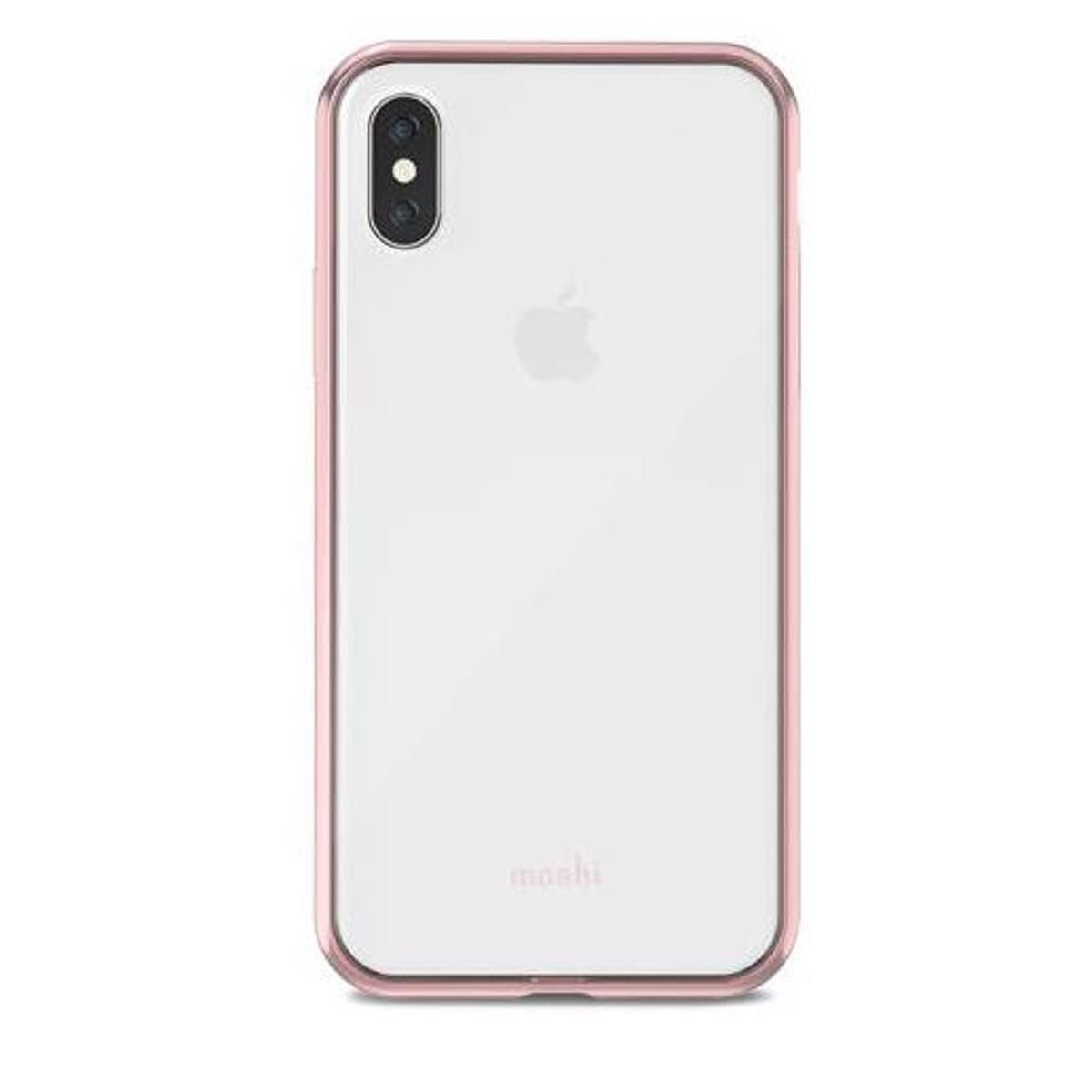 

Moshi Vitros Clear Case for iPhone X - Orchid Pink Edges