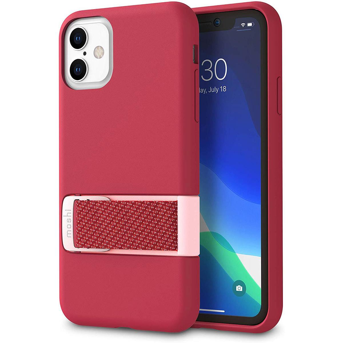 

Moshi Capto Slim Case with MultiStrap for iPhone 11, Raspberry Pink