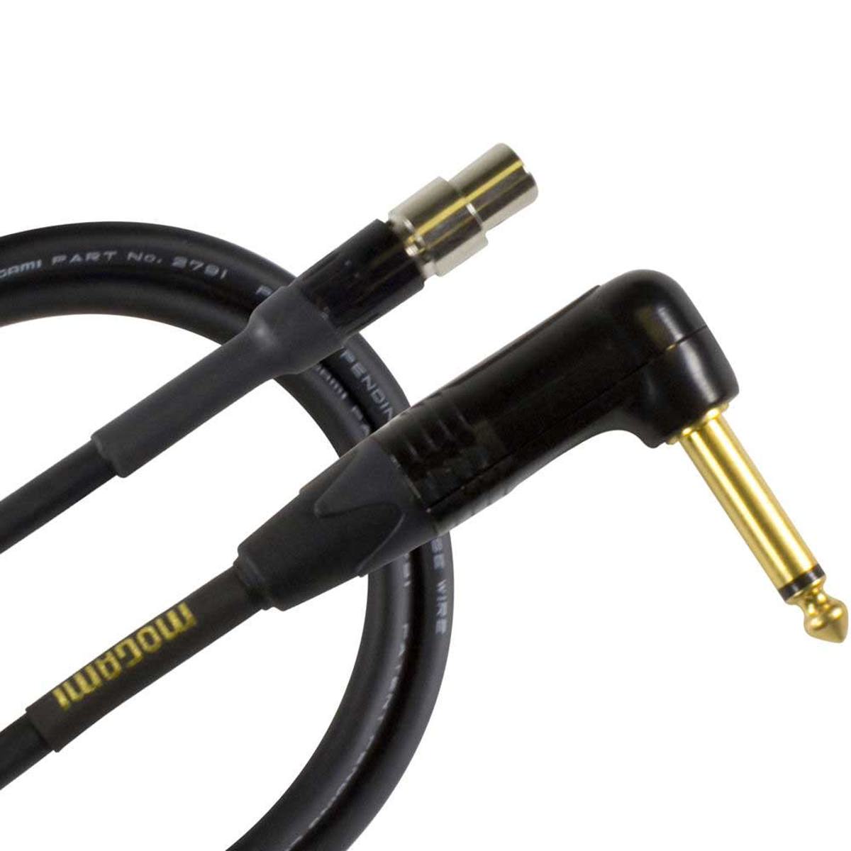 

Mogami Gold Belt-Pack Cable with TA4F Plug to 1/4" Right-Angled Connector, 24"