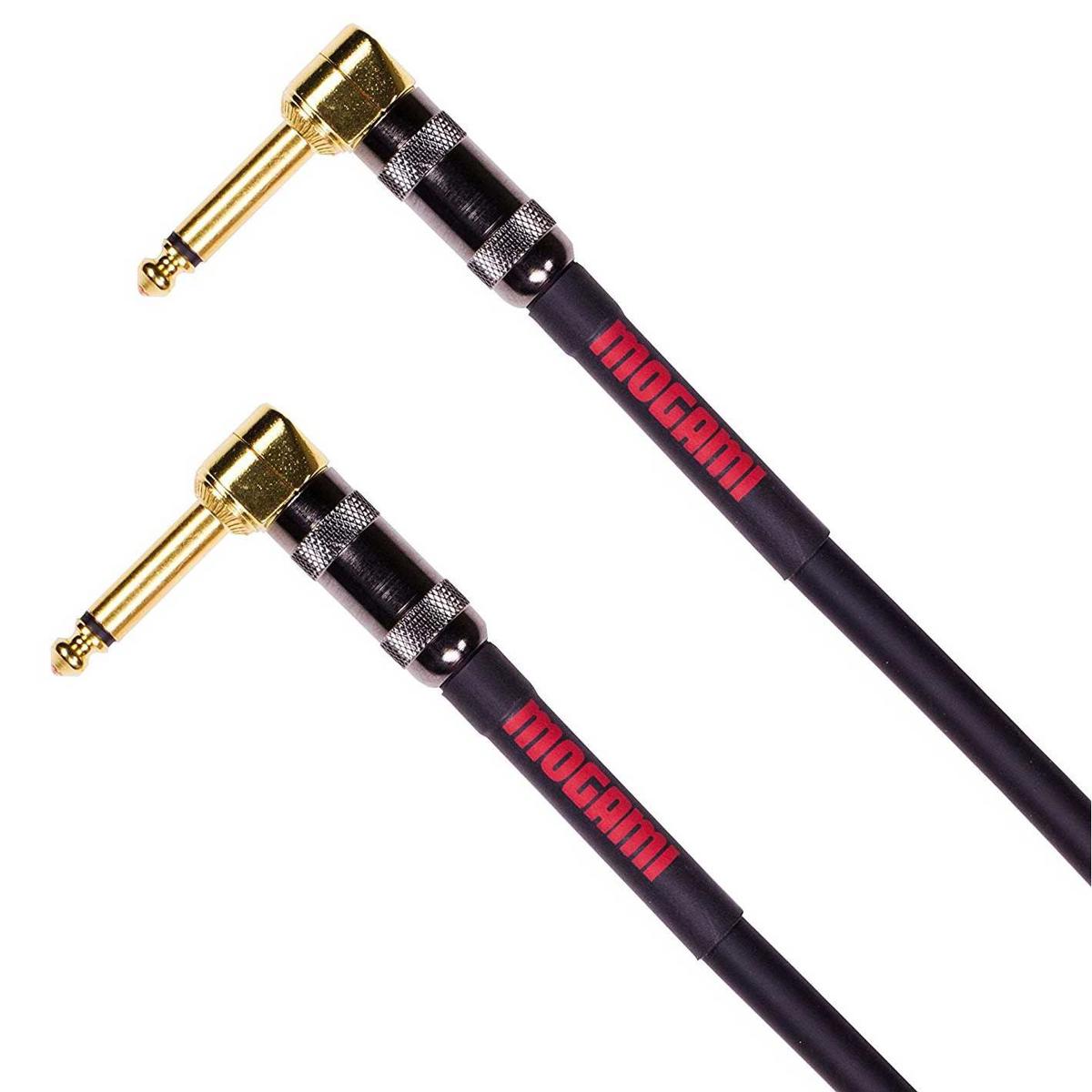 

Mogami 3' Gold 1/4" Dual Right Angle Overdrive Pedal/Accessory Instrument Cable