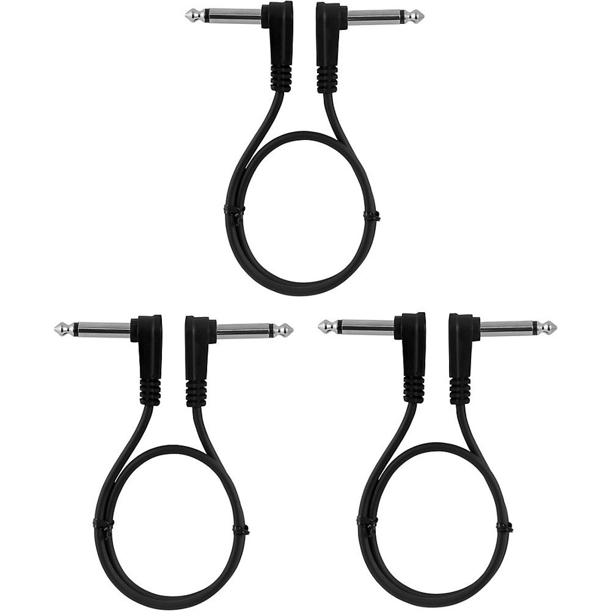 

Mogami Pure Patch Pedal Effects Cables, R/R, 18", 3 Pack
