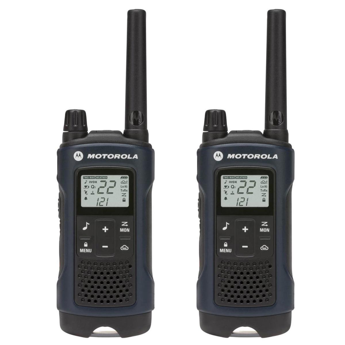 

Motorola Talkabout T460 Rechargeable 2-Way Radio, Pair, Dark Blue