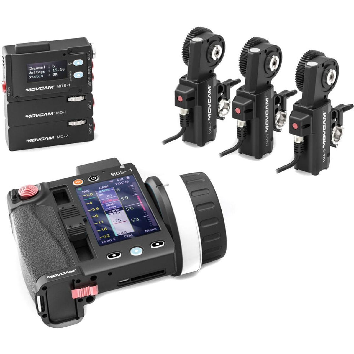 

Movcam 3-Axis Wireless Lens Control System