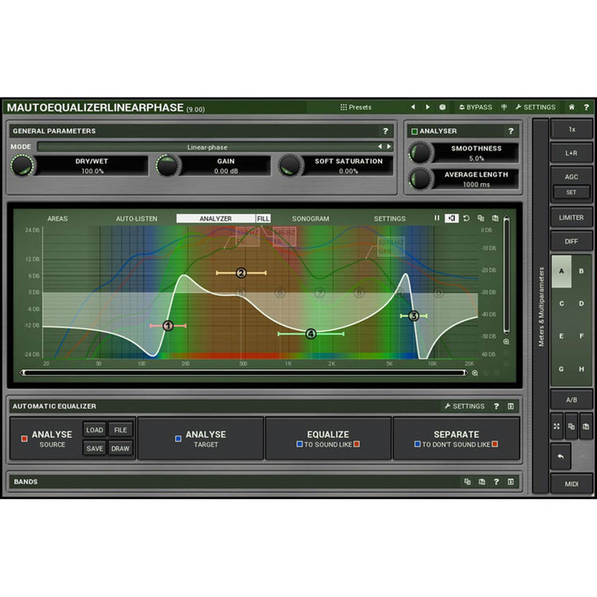 

MeldaProduction MAutoEqualizer Automatic Equalizer Software Plug-In, Download