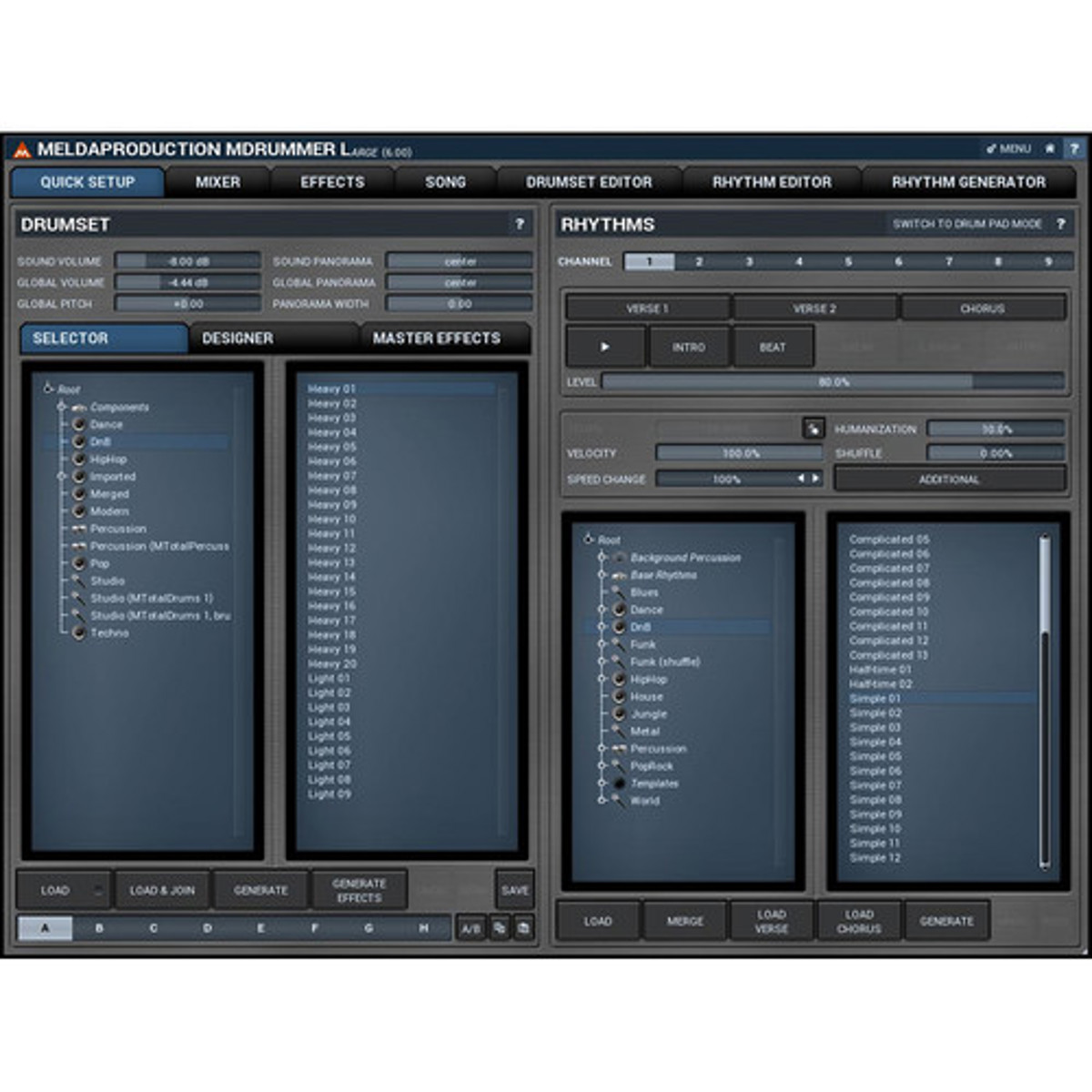 

MeldaProduction MDrummer Large Software Plug-In, Electronic Download
