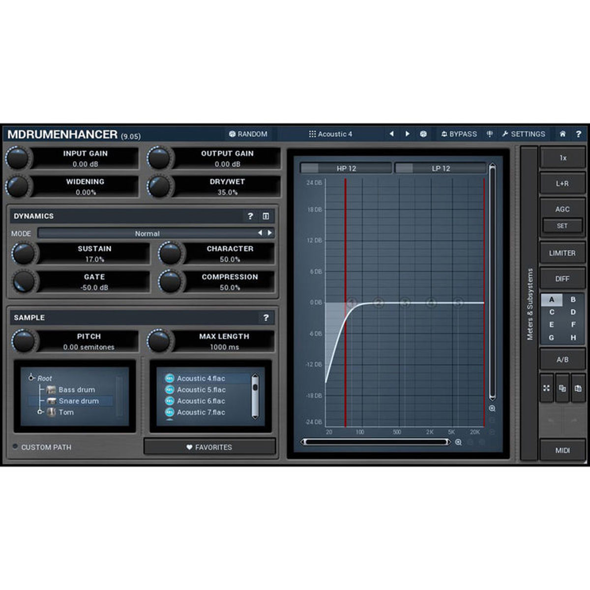 

MeldaProduction MDrumEnhancer Drum Track Mapping Software Plug-In, Download