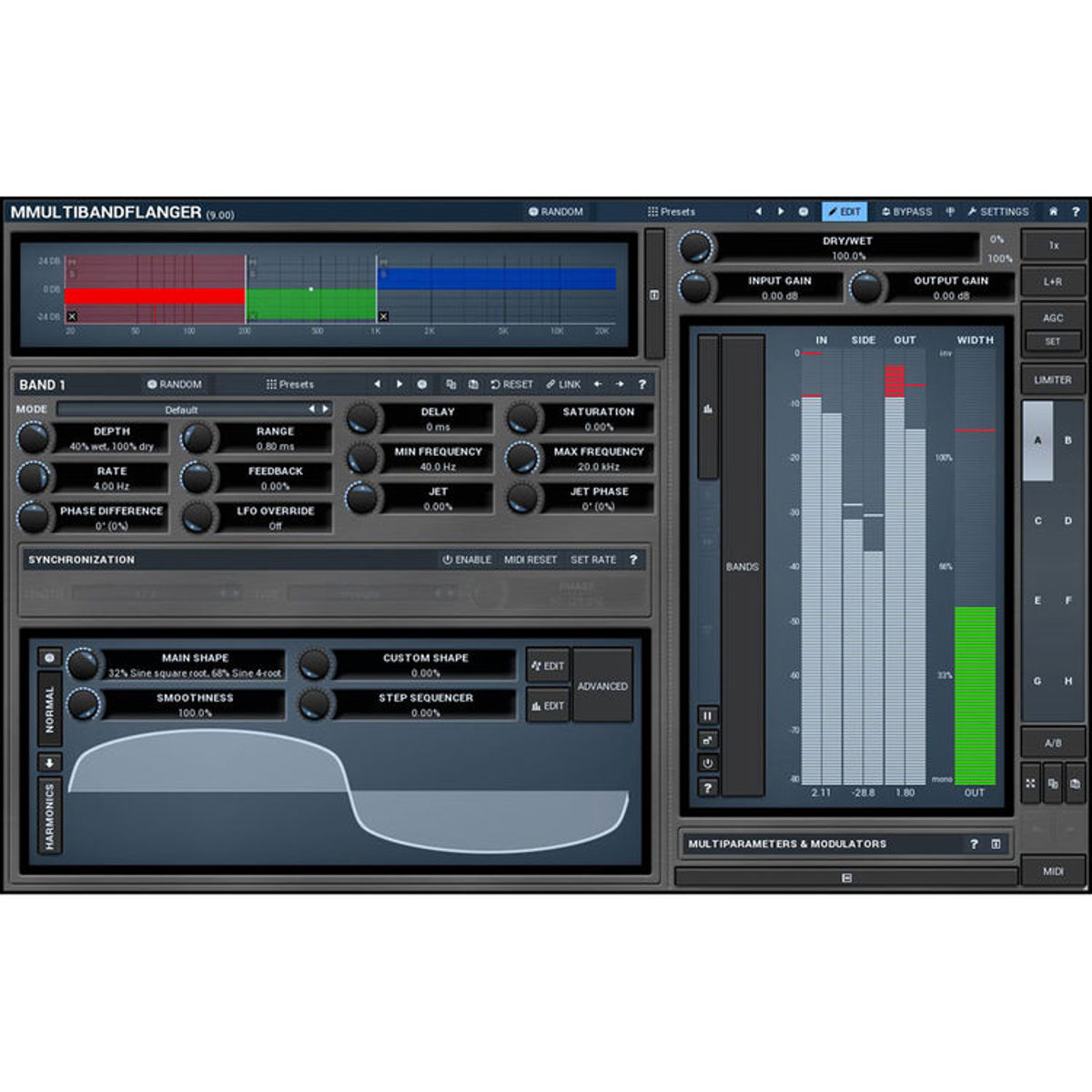 

MeldaProduction MMultiBandFlanger Multiband Flanger Software Plug-In, Download