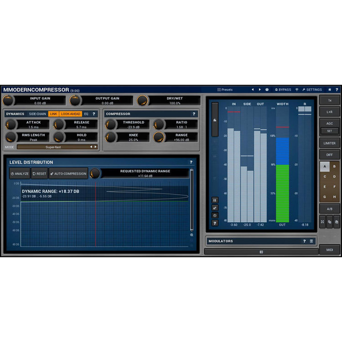 

MeldaProduction MModernCompressor Dynamics Software Plug-In, Download