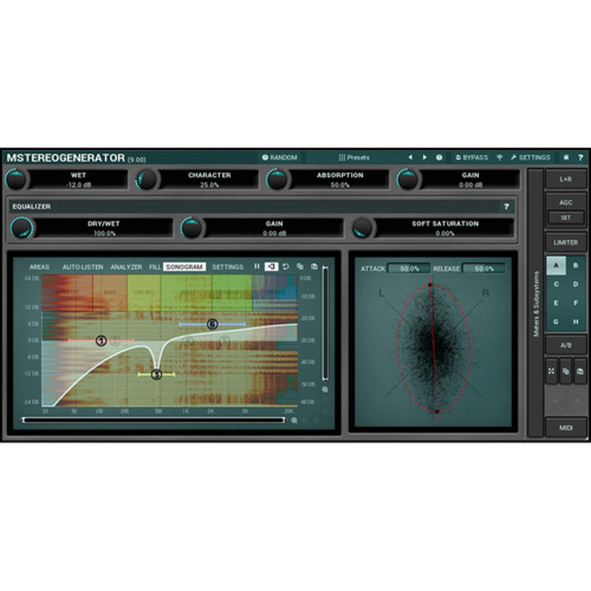 

MeldaProduction MStereoGenerator Sound Field Expander Software Plug-In, Download