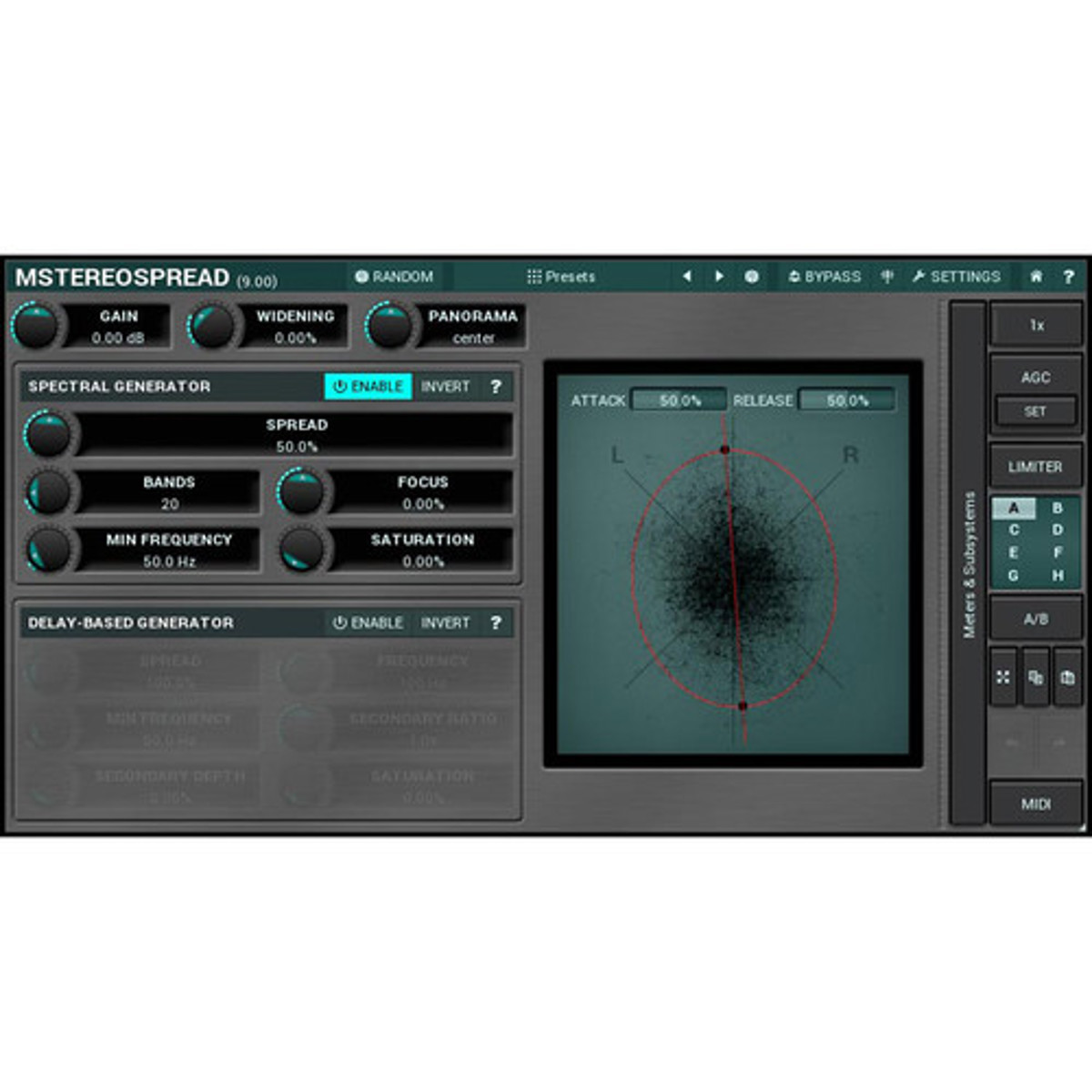 

MeldaProduction MStereoSpread Stereo Expansion Software Plug-In, Download