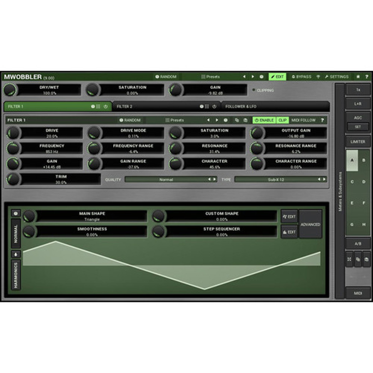 

MeldaProduction MWobbler Distorting Filter Software Plug-In, Electronic Download
