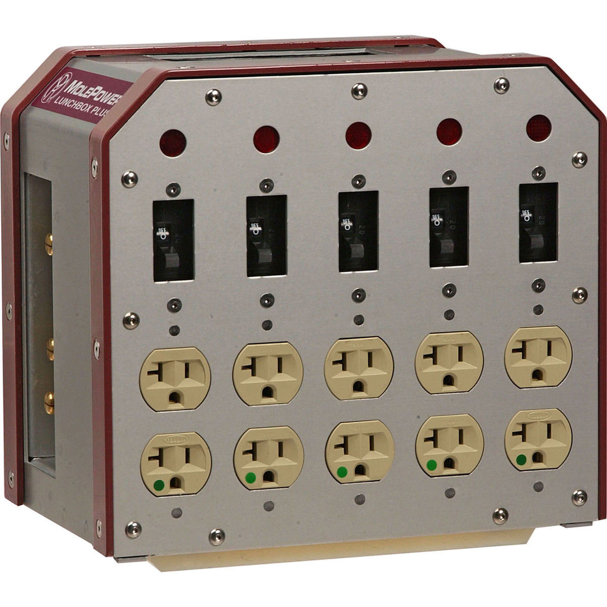 

Mole-Richardson Duplex Distribution Box, Feed-Through 100 Amps