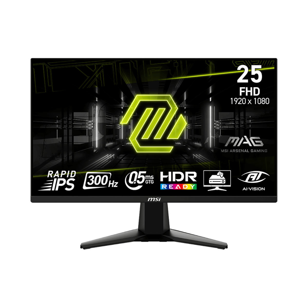 

MSI MAG 255XF 24.5" 16:9 Full HD 300Hz IPS LED HDR Gaming Monitor,Metallic Black