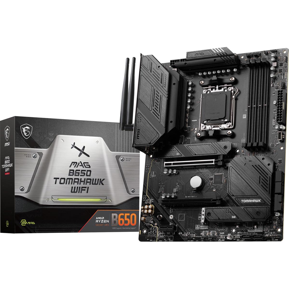 

MSI MAG B650 TOMAHAWK Wi-Fi DDR5 AM5 SATA 6Gb/s ATX Motherboard