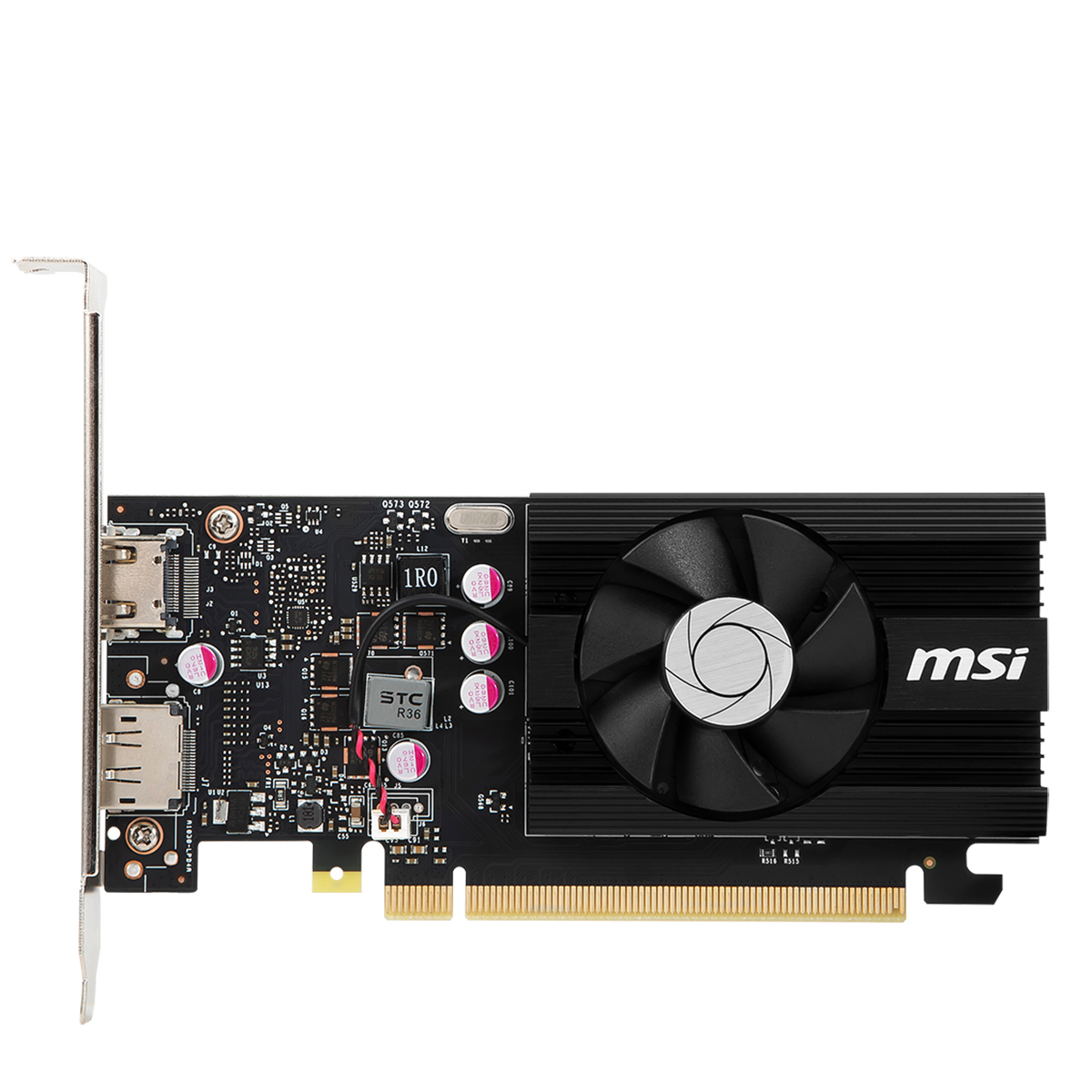 Image of MSI NVIDIA GeForce GT 1030 4GB DDR4 Low-Profile OC Graphics Card