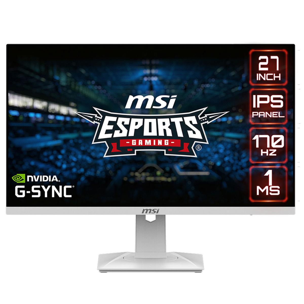 

MSI Optix G274RW 27" 16:9 Full HD 170Hz IPS LCD Gaming Monitor, White