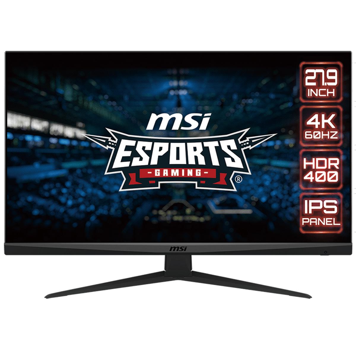 

MSI G281UV 27.9" 16:9 4K UHD IPS HDR Gaming Monitor, Metallic Black