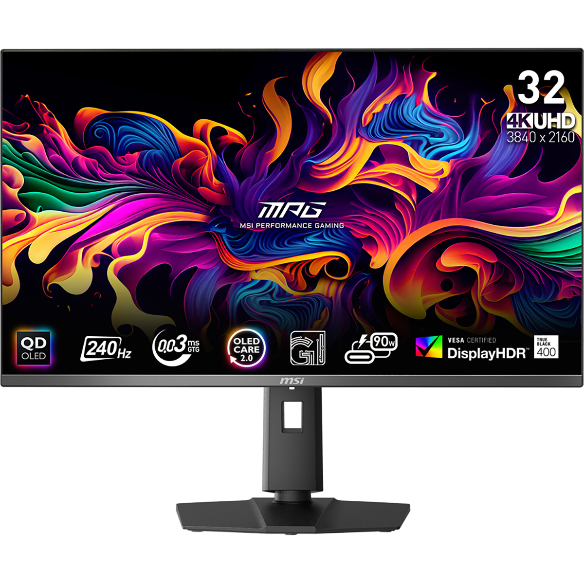 

MSI MPG 321URX QD-OLED 31.5" 16:9 4K UHD 240Hz OLED HDR Gaming Monitor, Black