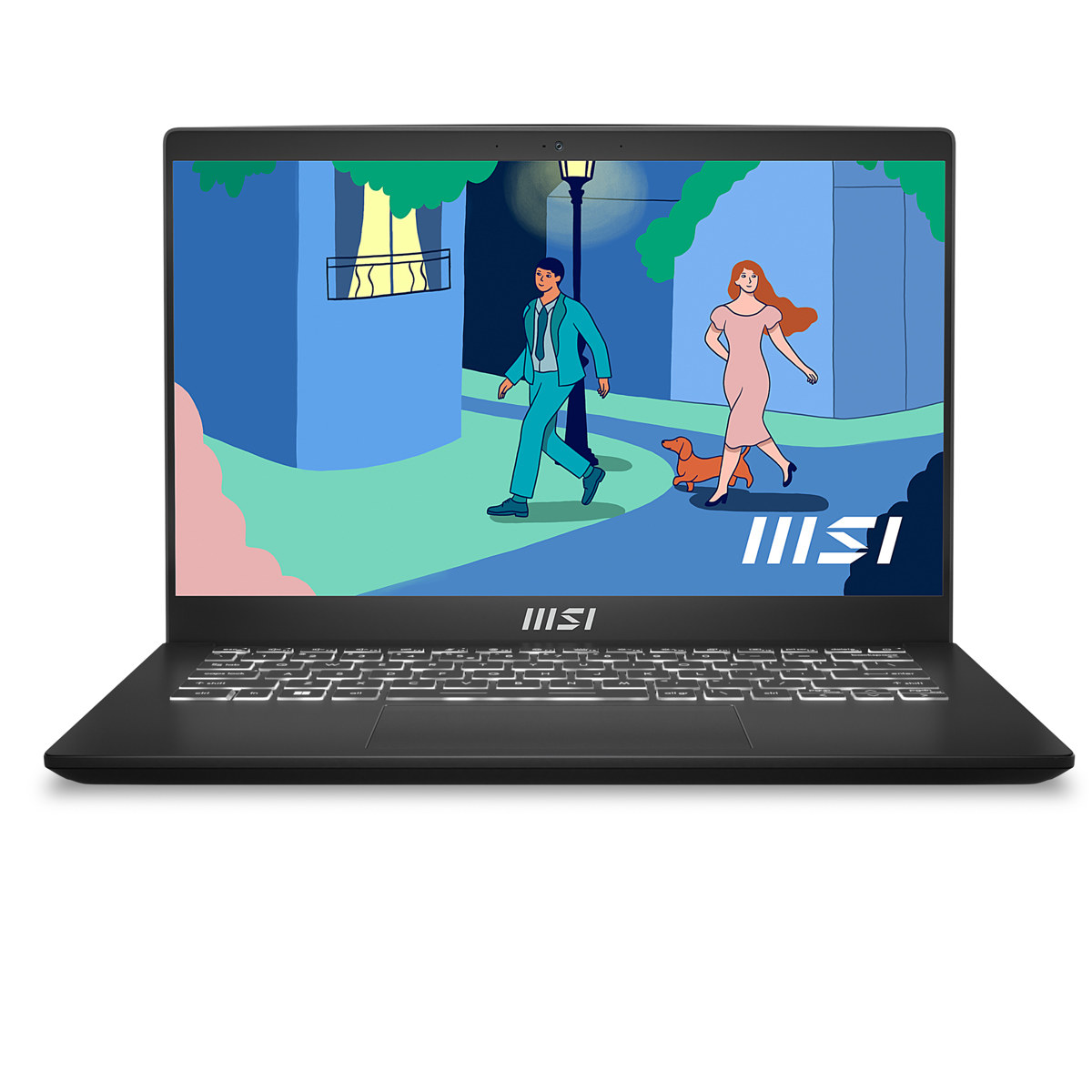 

MSI Modern 14 C12M-033 14" FHD Notebook, i3-1215U, 8GB, 512GB SSD, W11H, Black