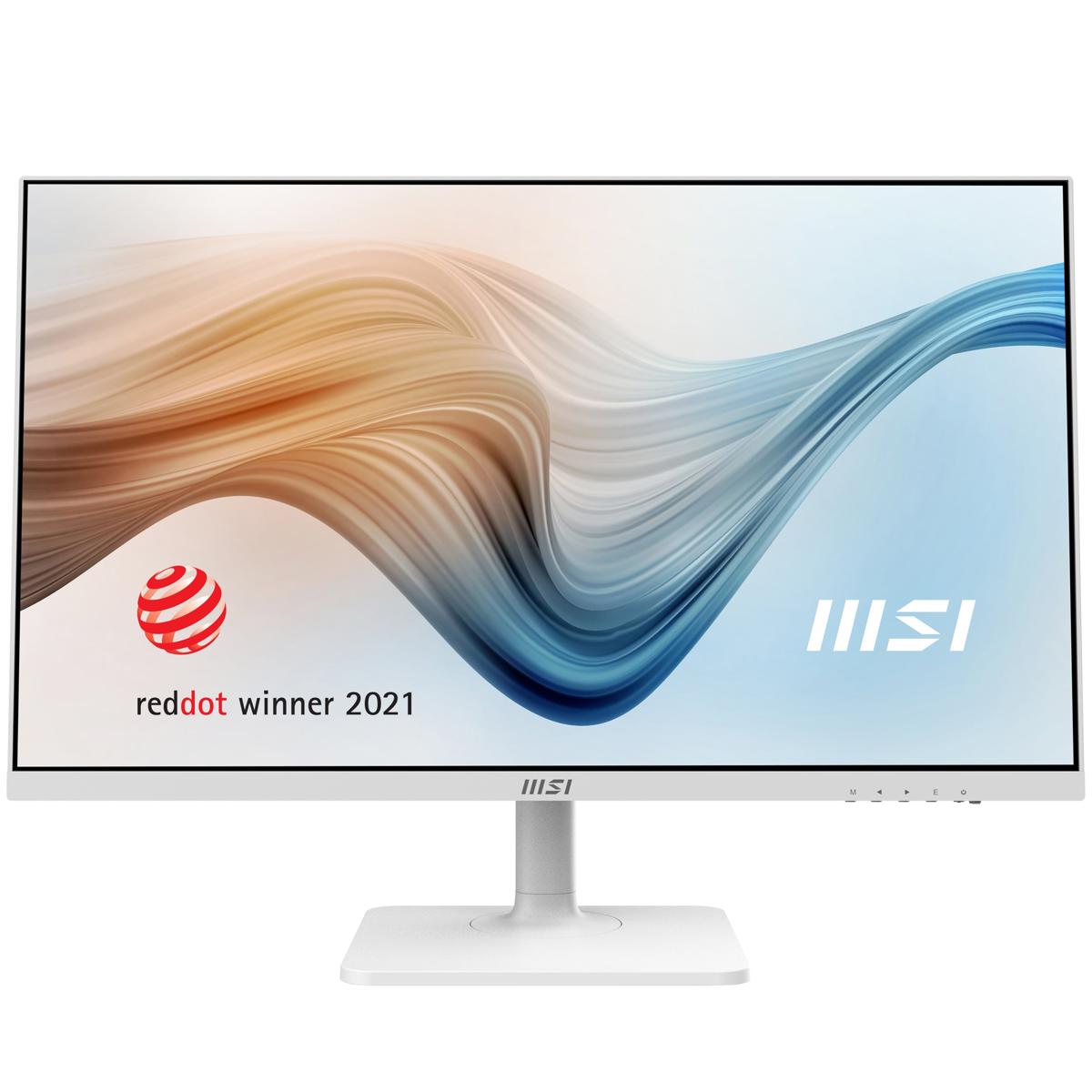 

MSI Modern MD272QPW 27" 16:9 WQHD IPS Monitor, Built-In Speakers, Matte White