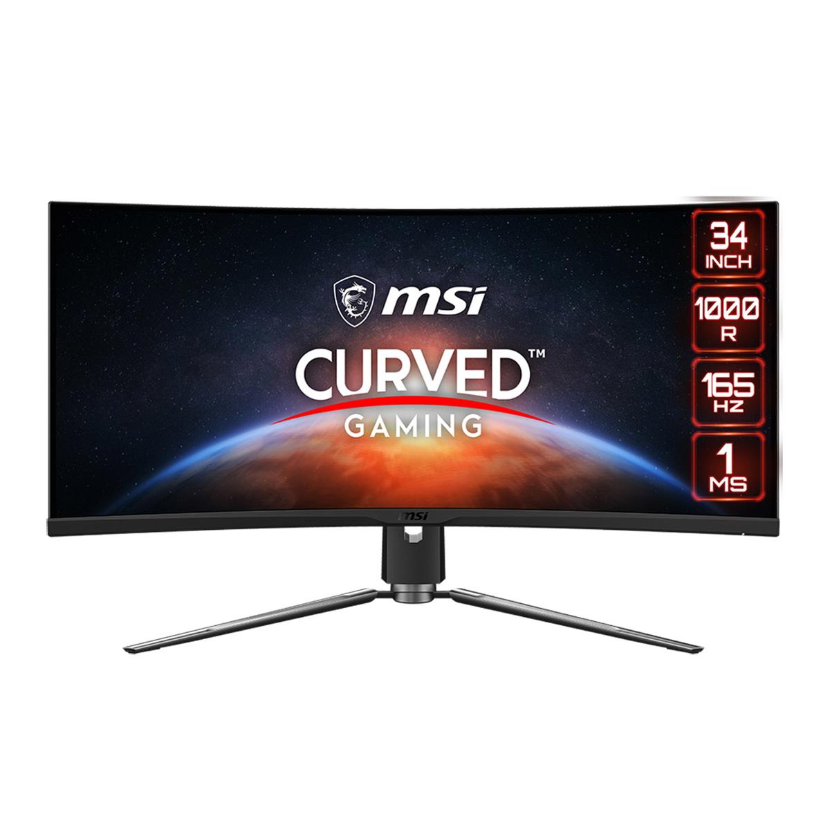 

MSI MPG ARTYMIS 343CQR 34" 21:9 UWQHD 165Hz Curved VA LCD HDR Gaming Monitor