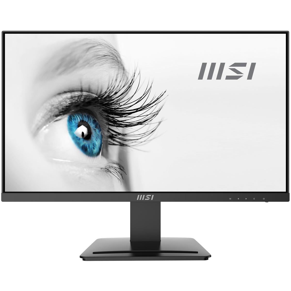 

MSI PRO MP243 23.8" 16:9 Full HD IPS Monitor, Built-In Speakers, Matte Black