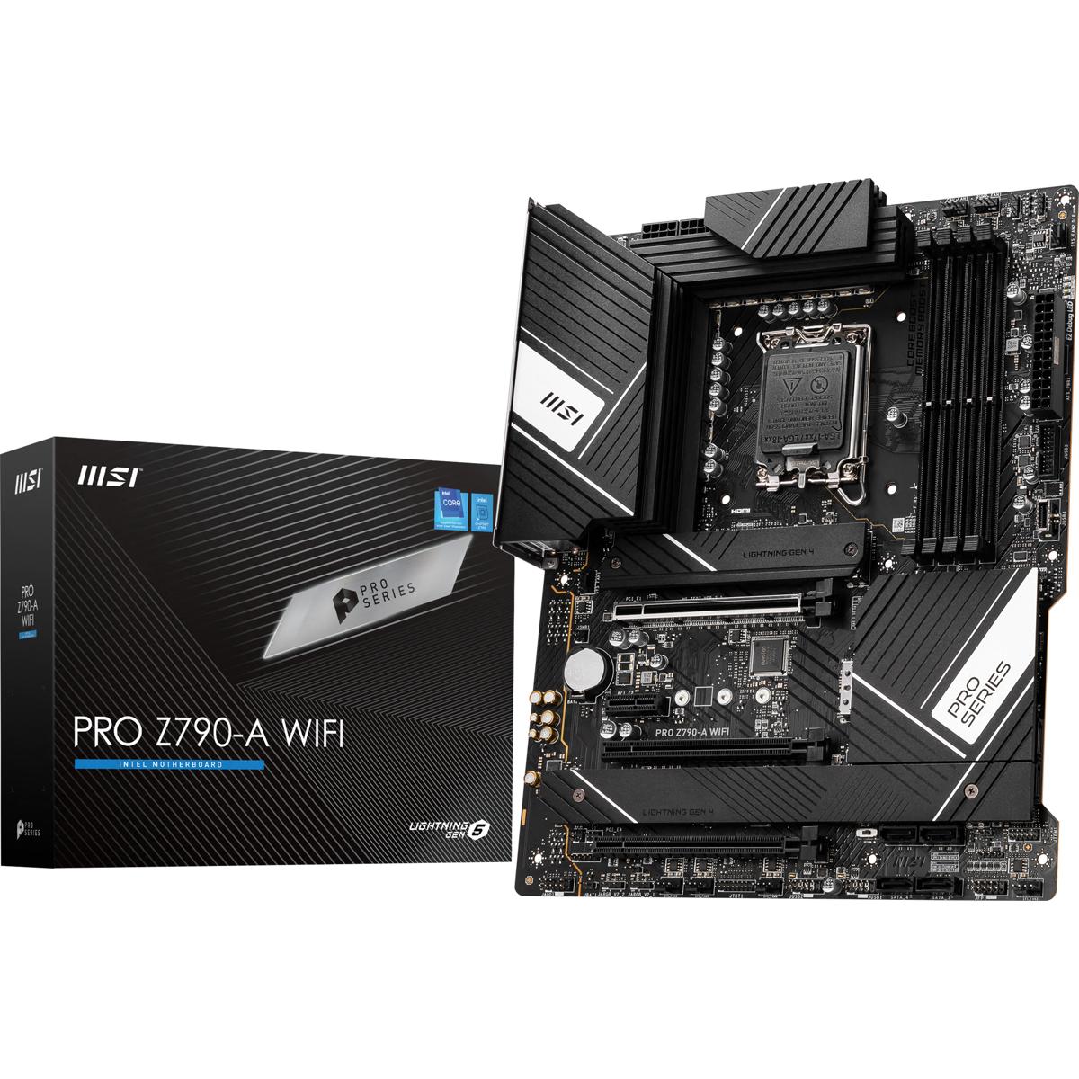 

MSI PRO Z790-A Wi-Fi DDR5 LGA 1700 SATA 6Gb/s ATX Motherboard