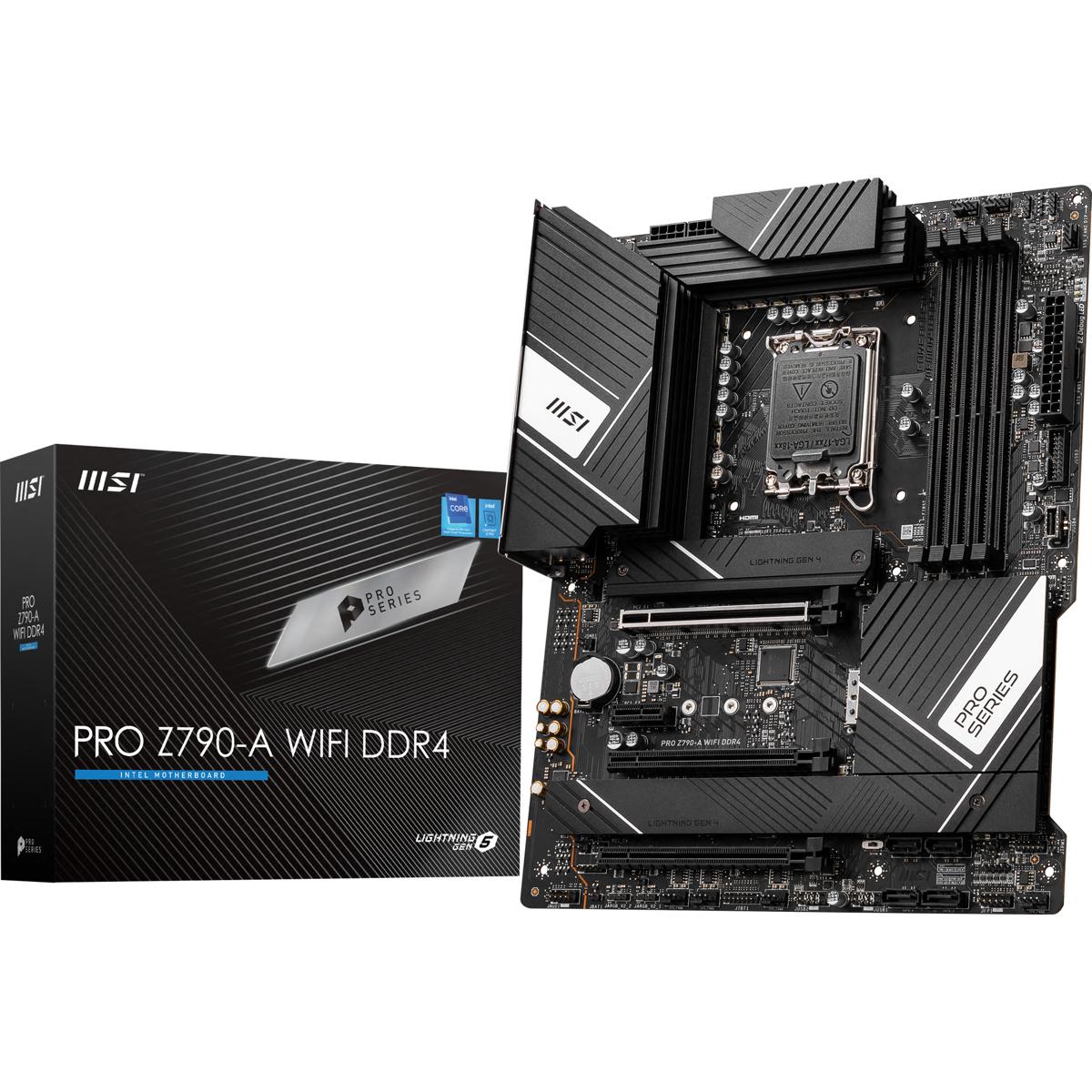 

MSI PRO Z790-A Wi-Fi DDR4 LGA 1700 SATA 6Gb/s ATX Motherboard