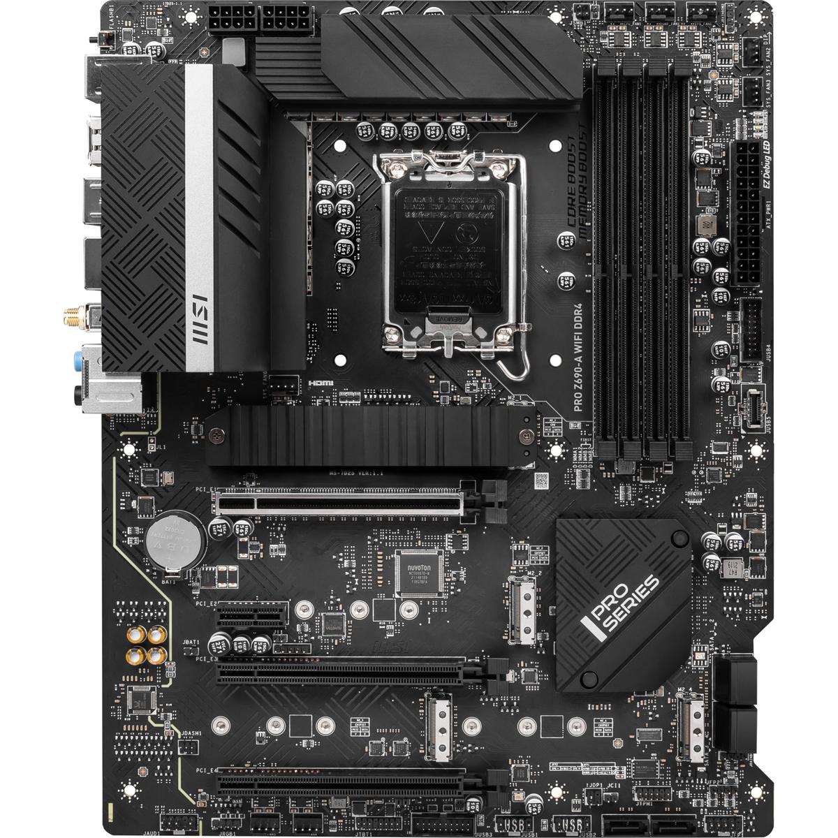 

MSI PRO Z690-A WIFI DDR4 LGA 1700 SATA 6Gb/s ATX Motherboard