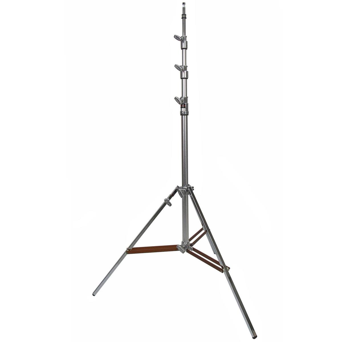 

Matthews 377585 Beefy Baby Triple Riser Stand, Chrome/Orange