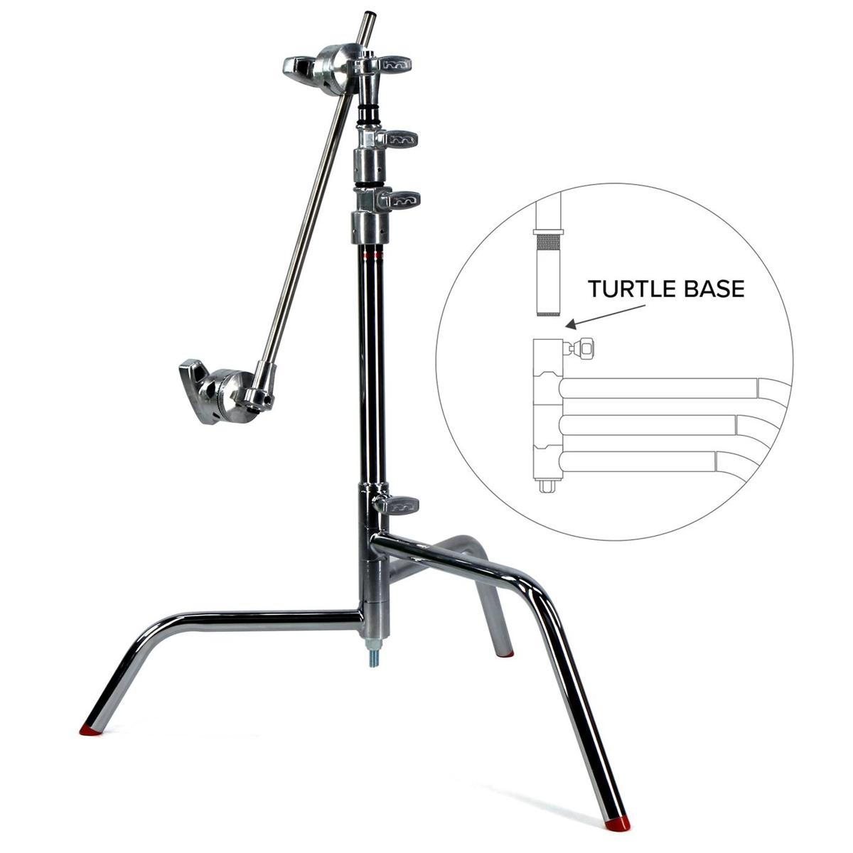 

Matthews 20" C+ Stand with Turtle Base and Grip Head and Arm, Chrome