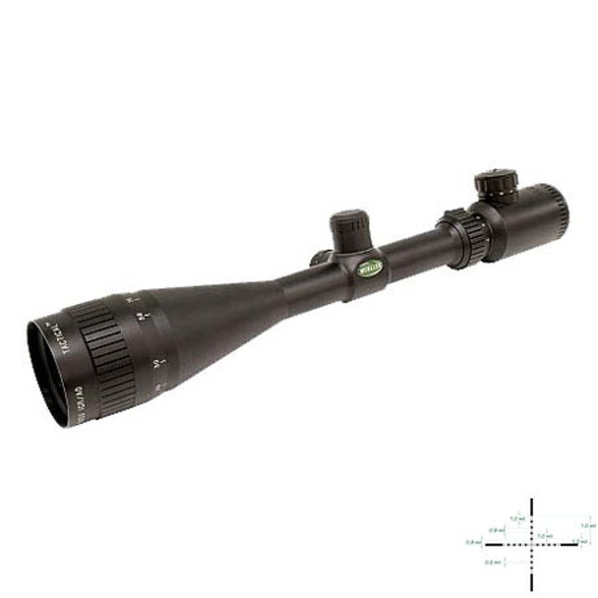

Mueller Optics 4-16x50mm Tactical Riflescope, Illum Mil-Dot Reticle, AO, 1" Tube