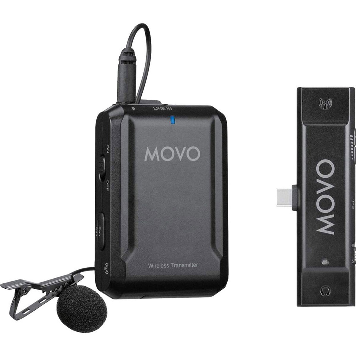

Movo Photo EDGE-UC Digital Wireless Mic System w/Omni Lav Mic for Android Phones