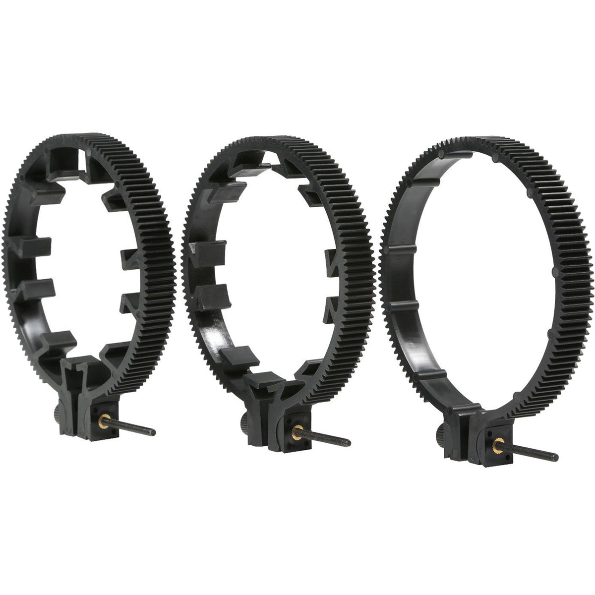 

Movo Photo FR3 Adjustable 3-Piece Follow Focus Ring Gear Set, 65/75/85mm Rings