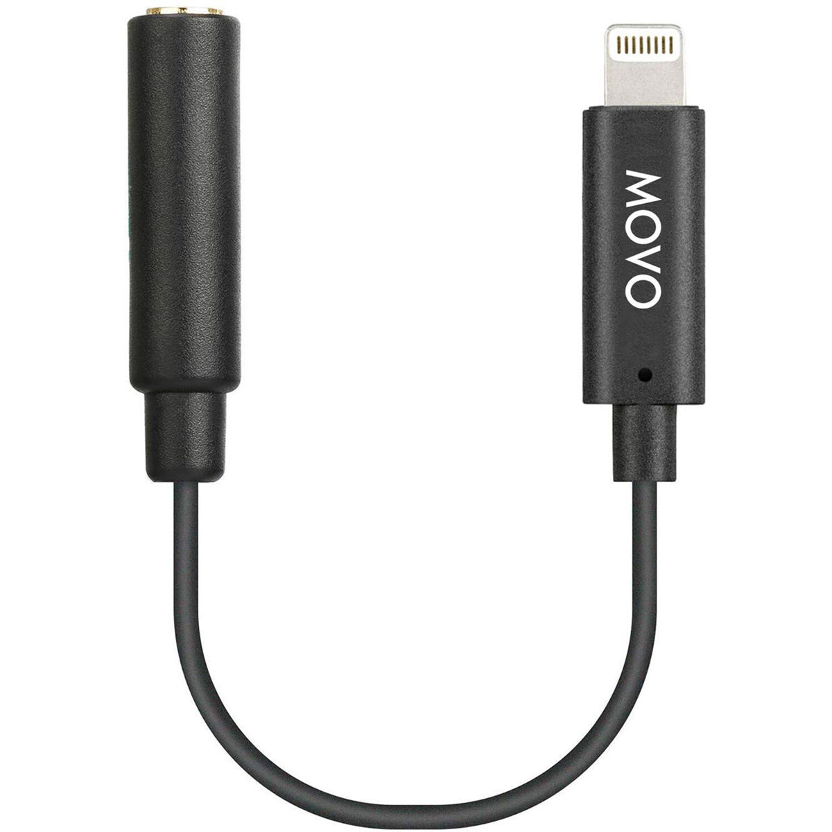 

Movo Photo 5.5" IMA-1 Female 3.5mm TRRS to Lightning Microphone Adapter Cable