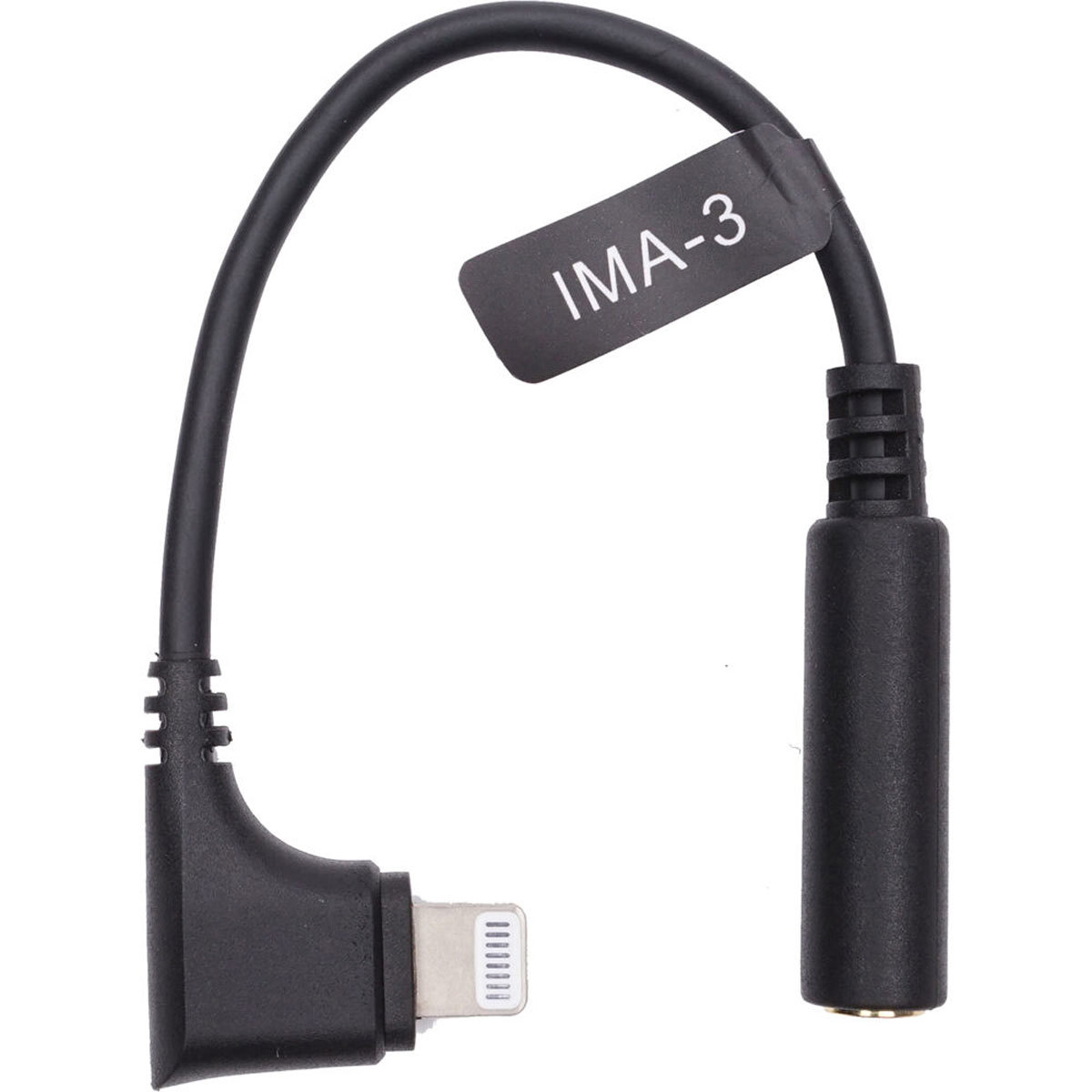 

Movo Photo 5.5" IMA-3 Female 3.5mm TRRS to Right-Angle Lightning Mic Cable