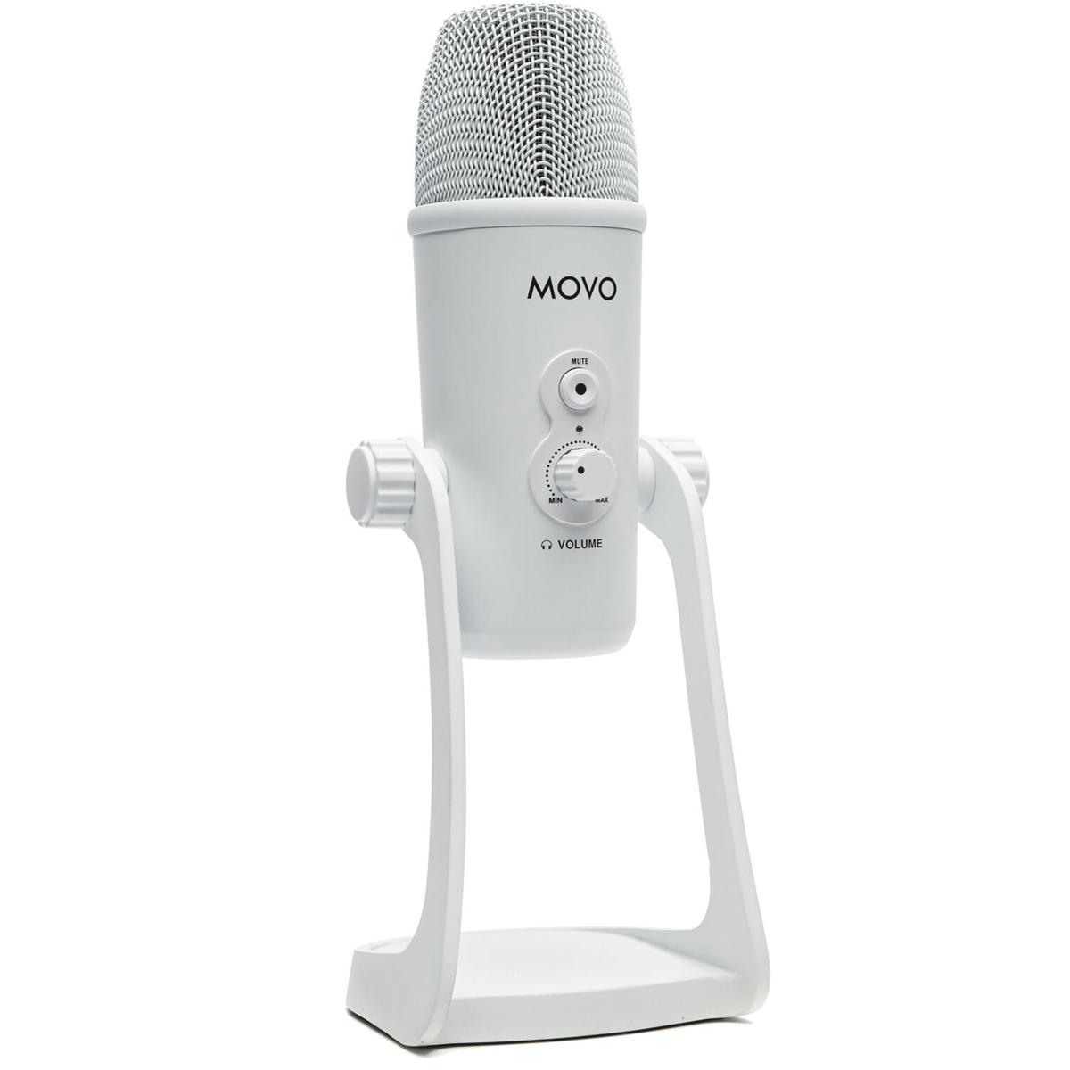 

Movo Photo UM700 Multipattern USB Condenser Microphone, White