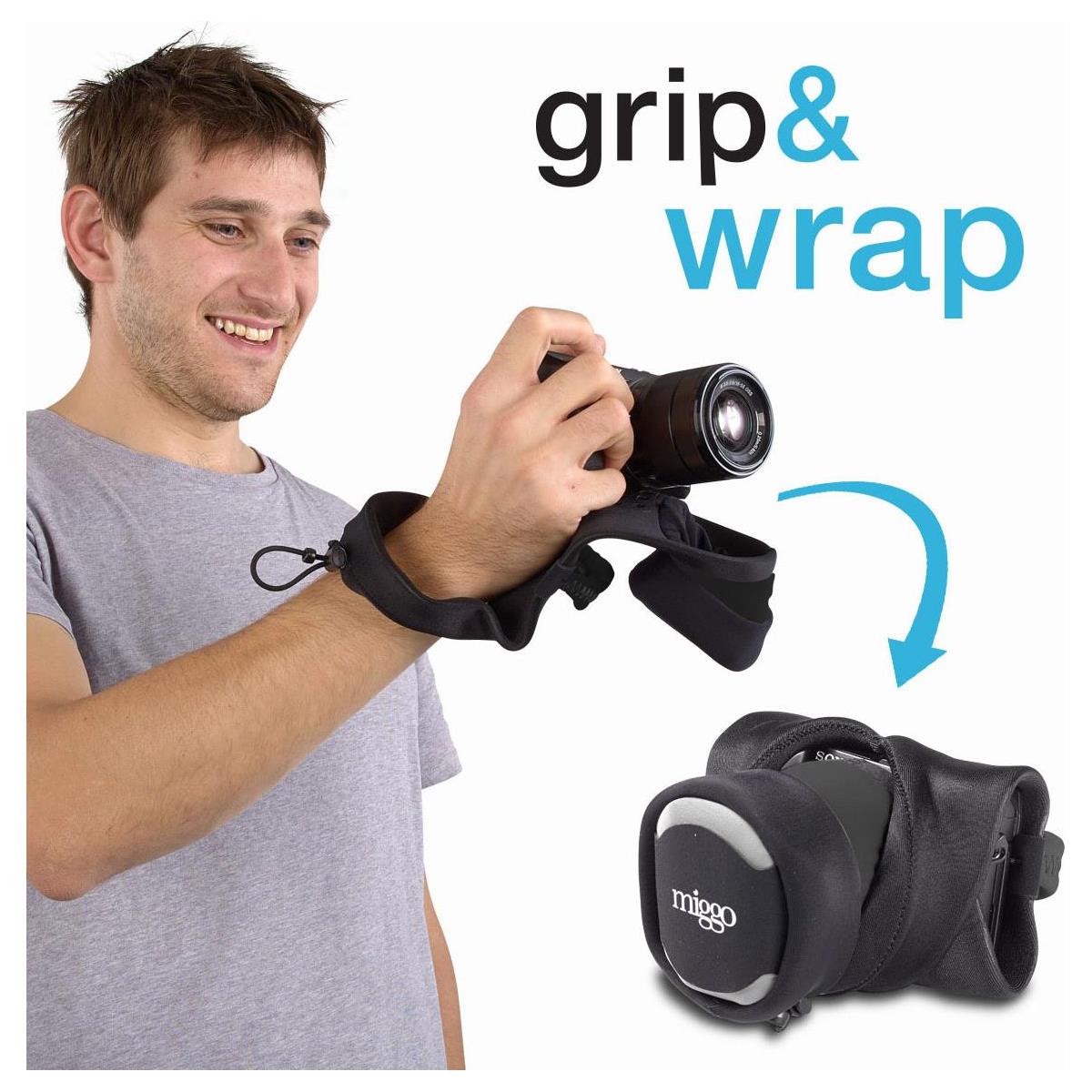 Image of miggo Miggo Grip and Wrap Mirrorless (CSC) - Black / Black