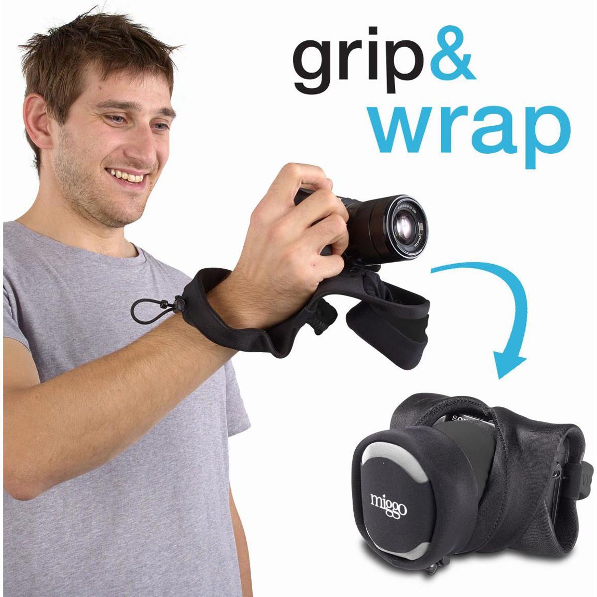 Image of miggo Miggo Grip and Wrap Mirrorless (CSC) - Black / Black