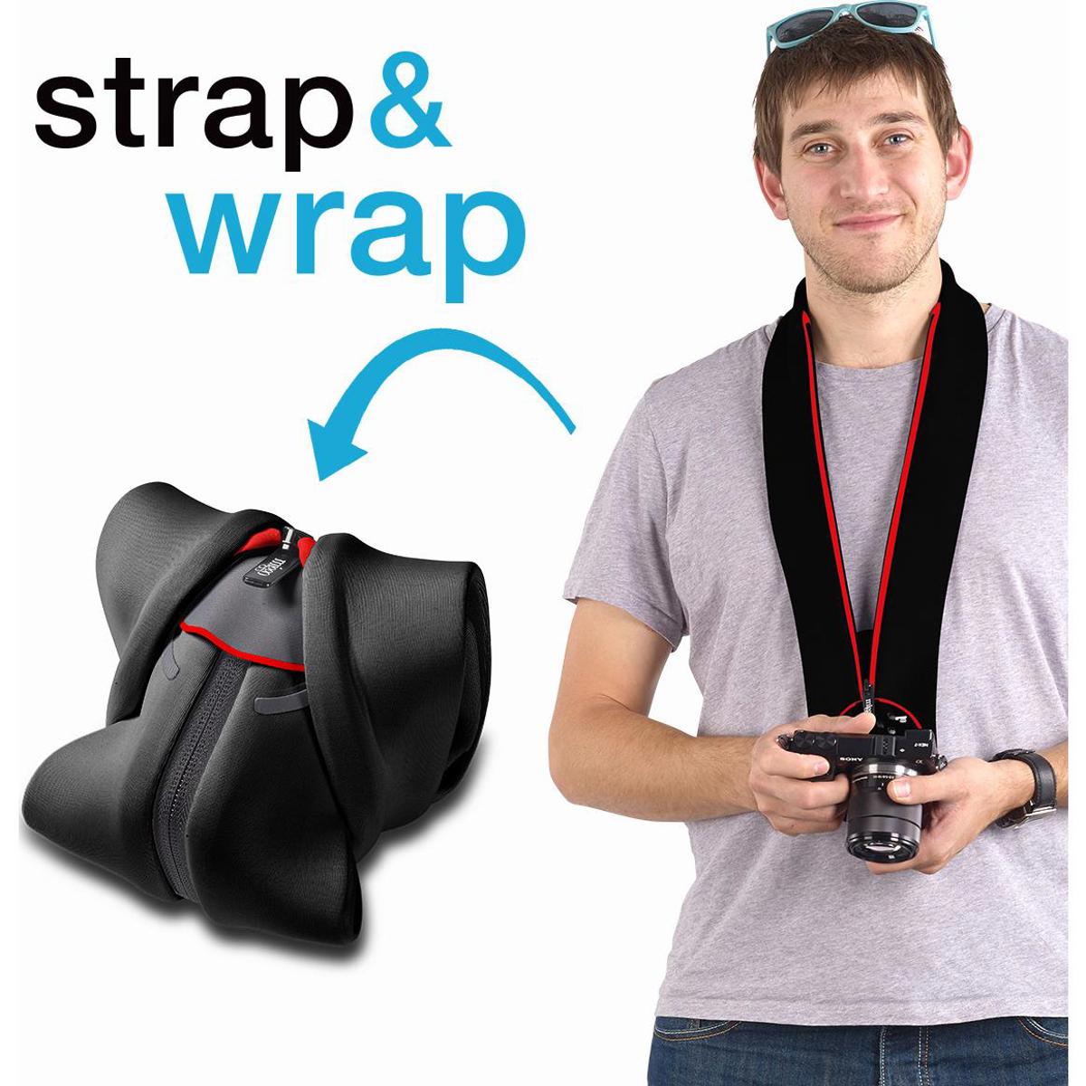 

miggo Miggo Strap and Wrap for Digital Camera - Red / Black
