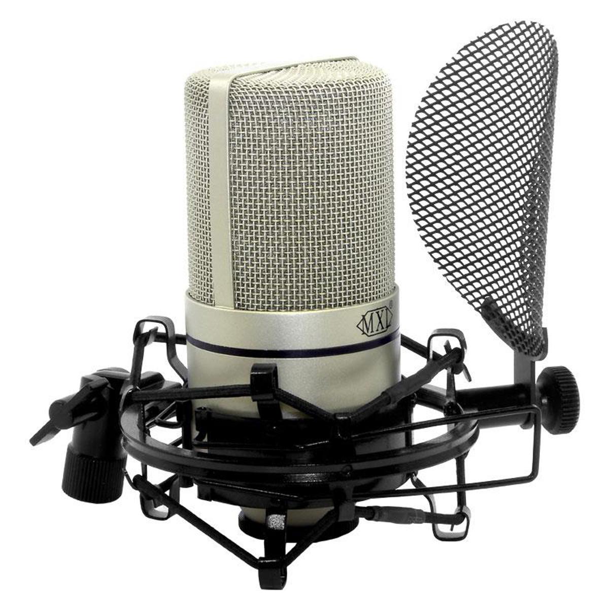 

MXL 990 Complete Microphone Bundle with Integrated Pop Filter and Shockmount Kit