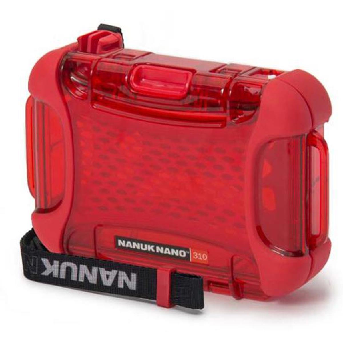 

Nanuk Nano 310 Ultra Resistant Polycarbonate Waterproof Protective Case, Red