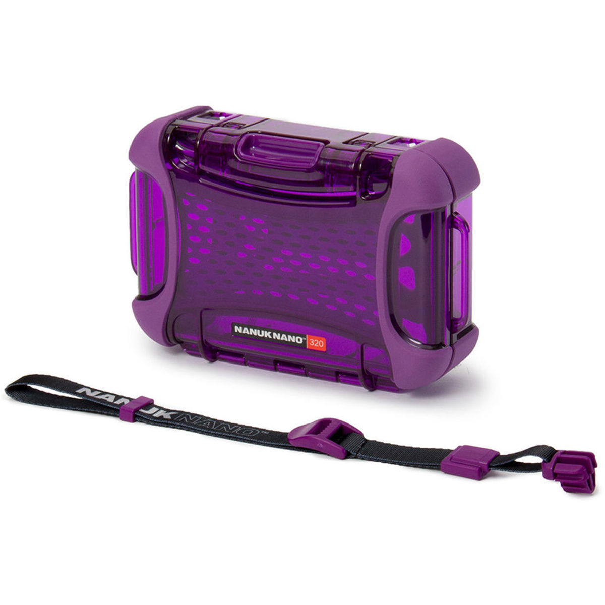 

Nanuk Nano 320 Ultra Resistant Polycarbonate Waterproof Protective Case, Purple