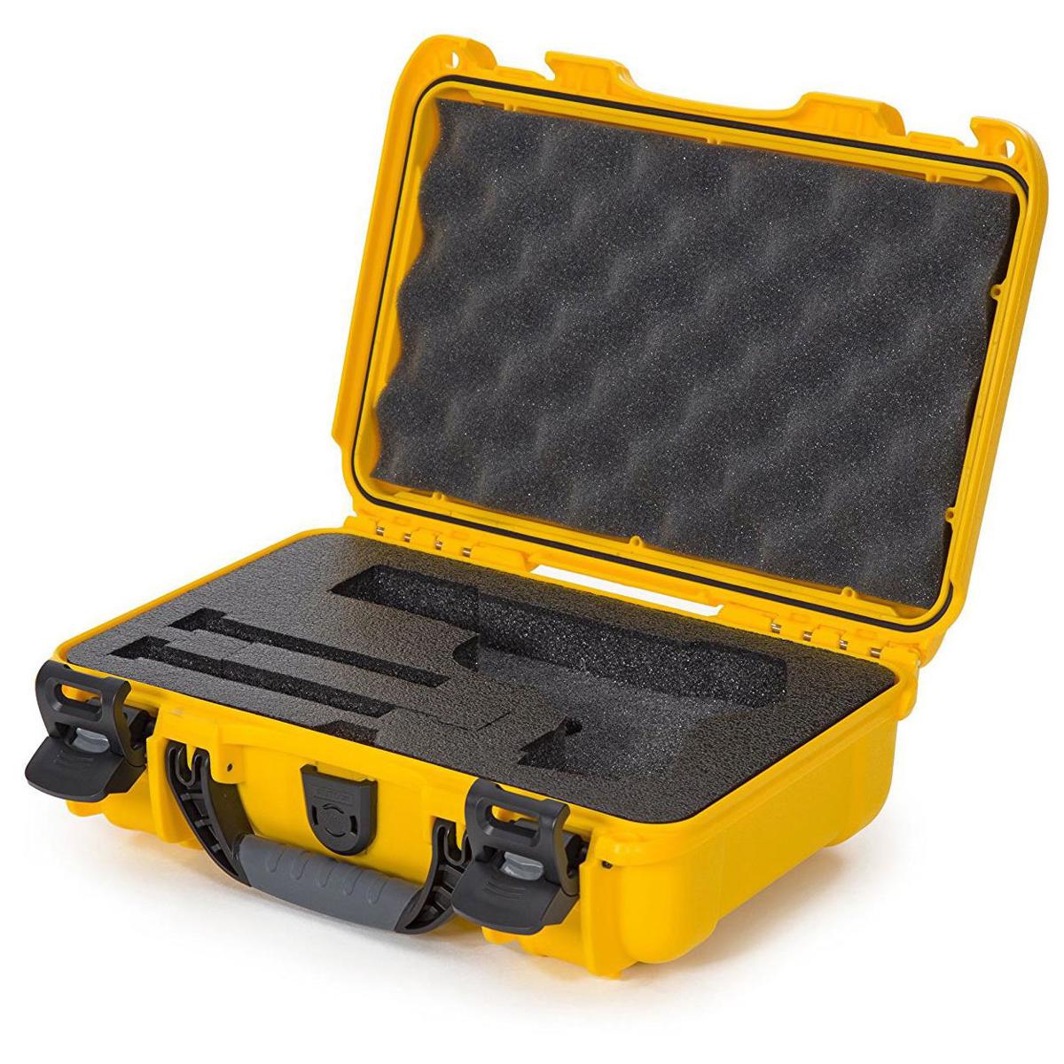 

Nanuk 909 Classic Pistol Case, Holds 2 Single Stack or 1 Double Stack Mag,Yellow