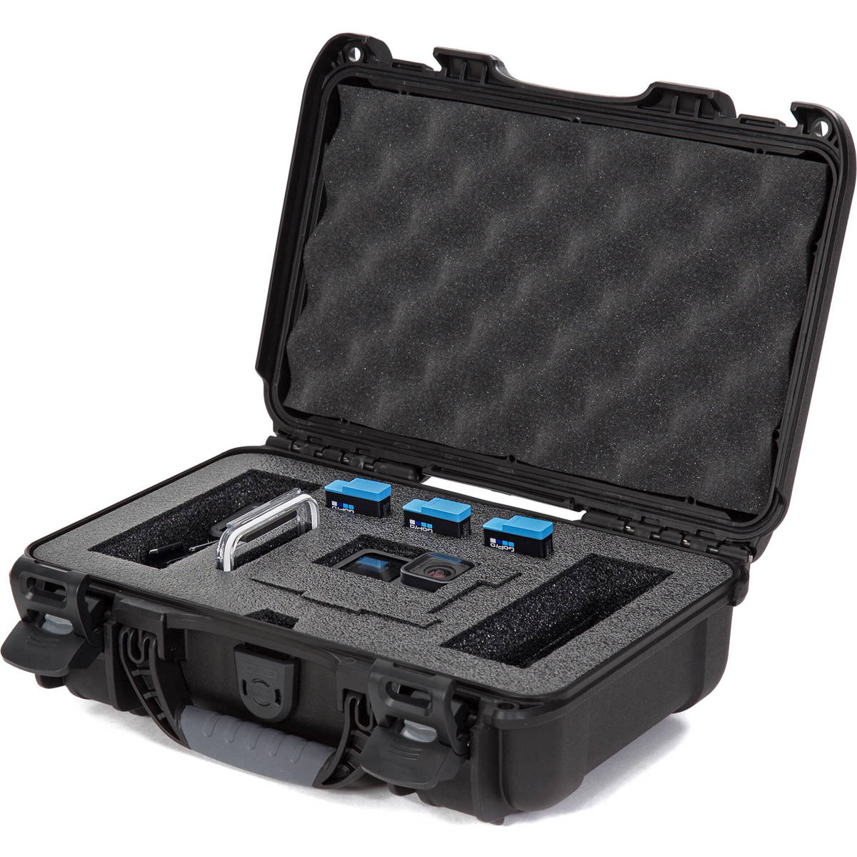 

Nanuk 909 Waterproof Hard Case with Foam Insert for GoPro Hero 9 and 10, Black