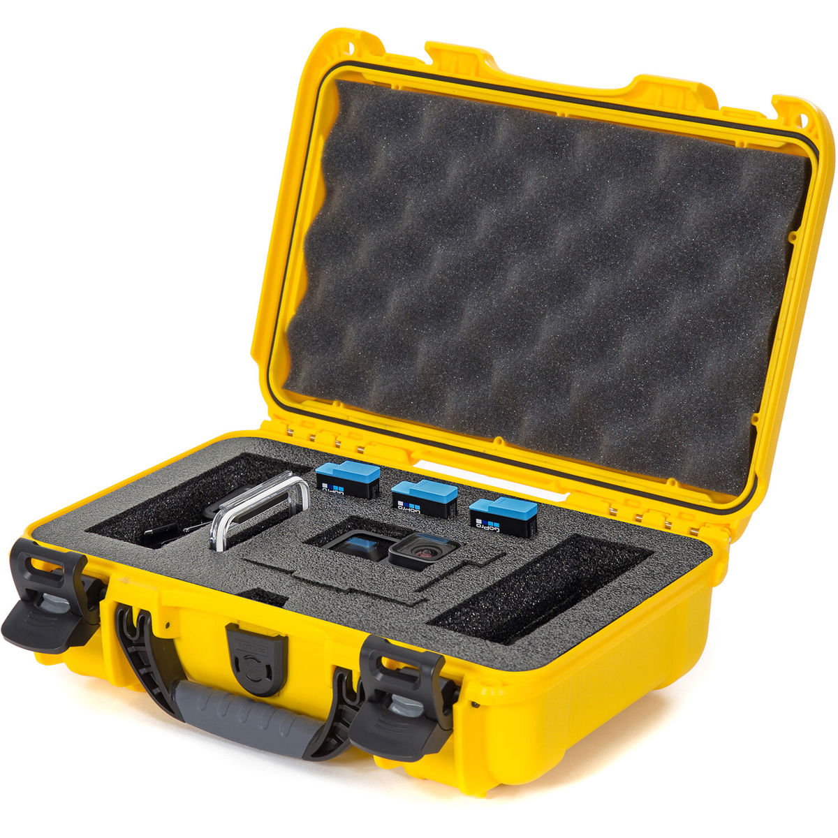 

Nanuk 909 Waterproof Hard Case with Foam Insert for GoPro Hero 9 and 10, Yellow