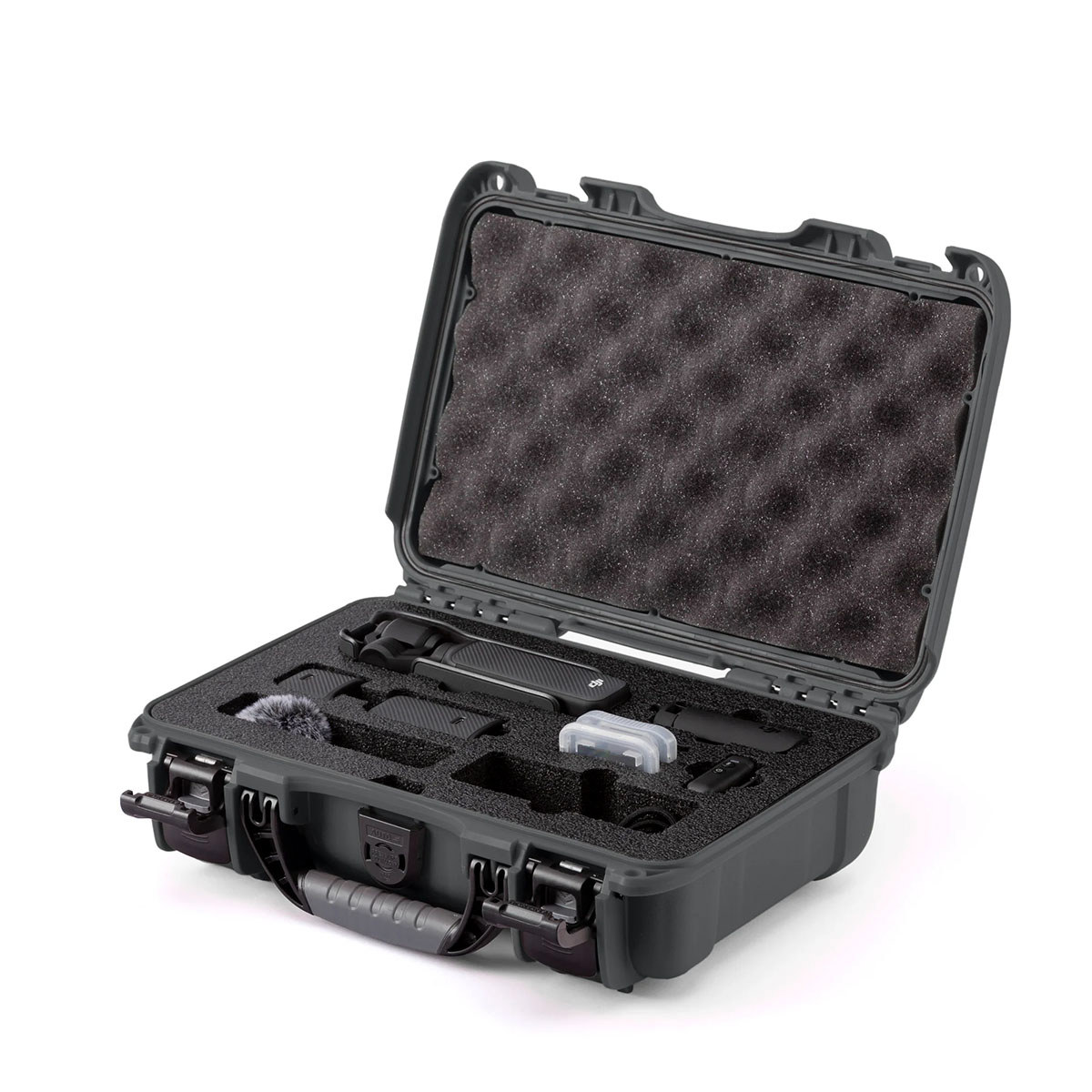 

Nanuk 909 Waterproof Hard Case w/Custom Foam Insert for DJI Osmo Pocket 3 Camera Graphite